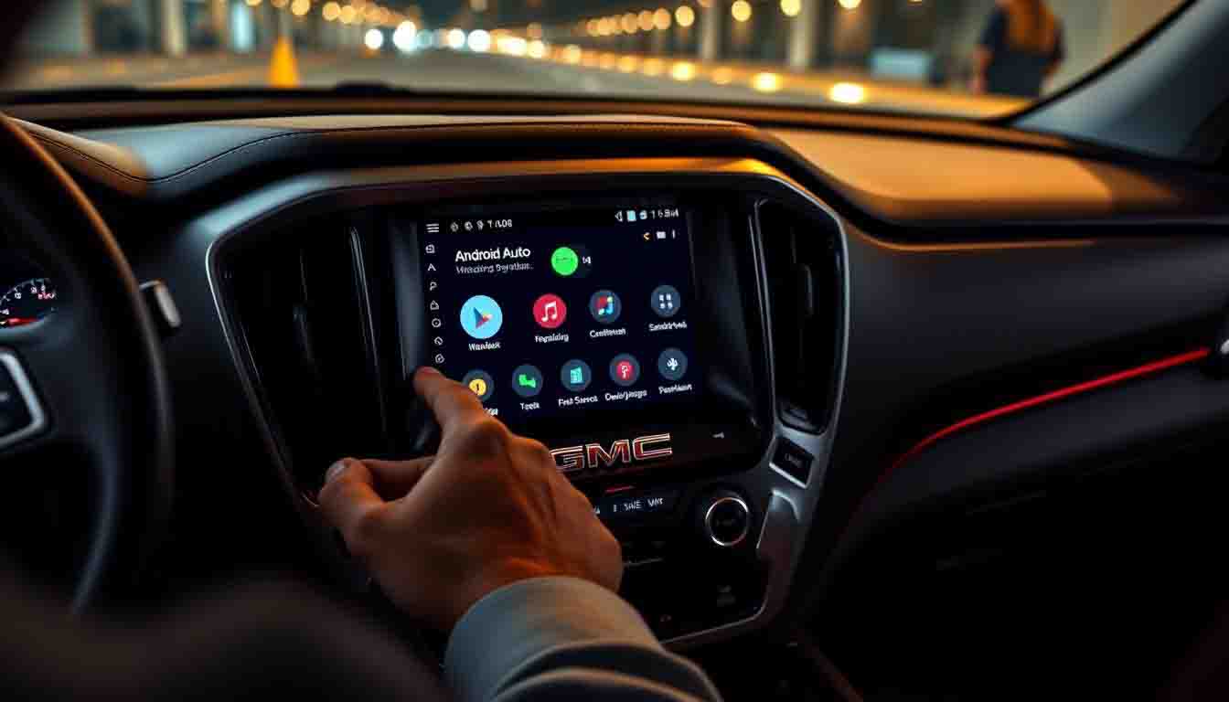 GMC android auto