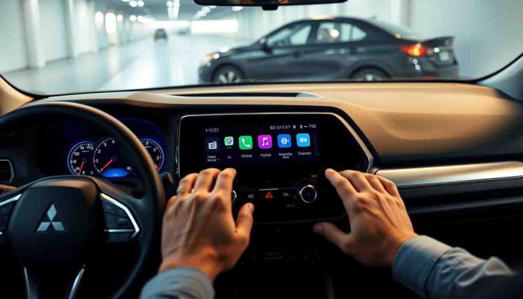 android auto Mitsubishi