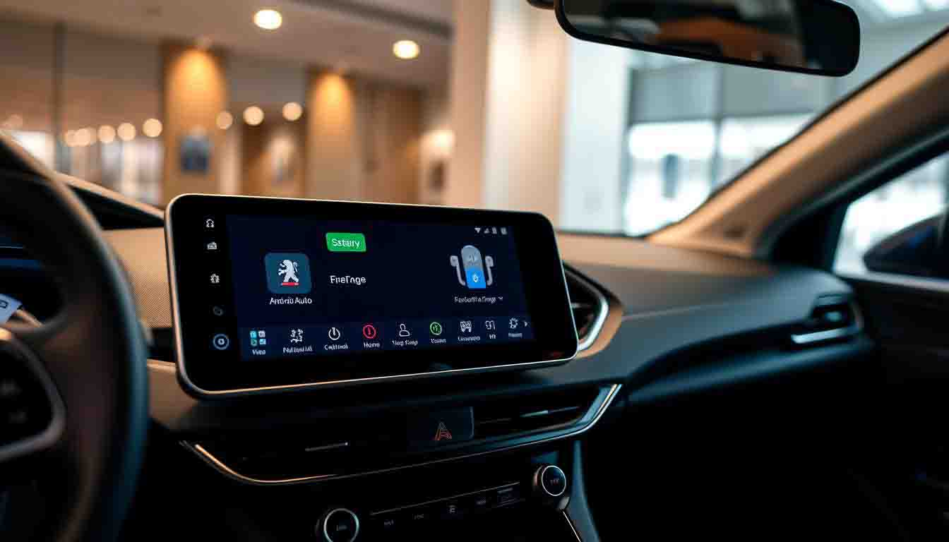 android auto Peugeot