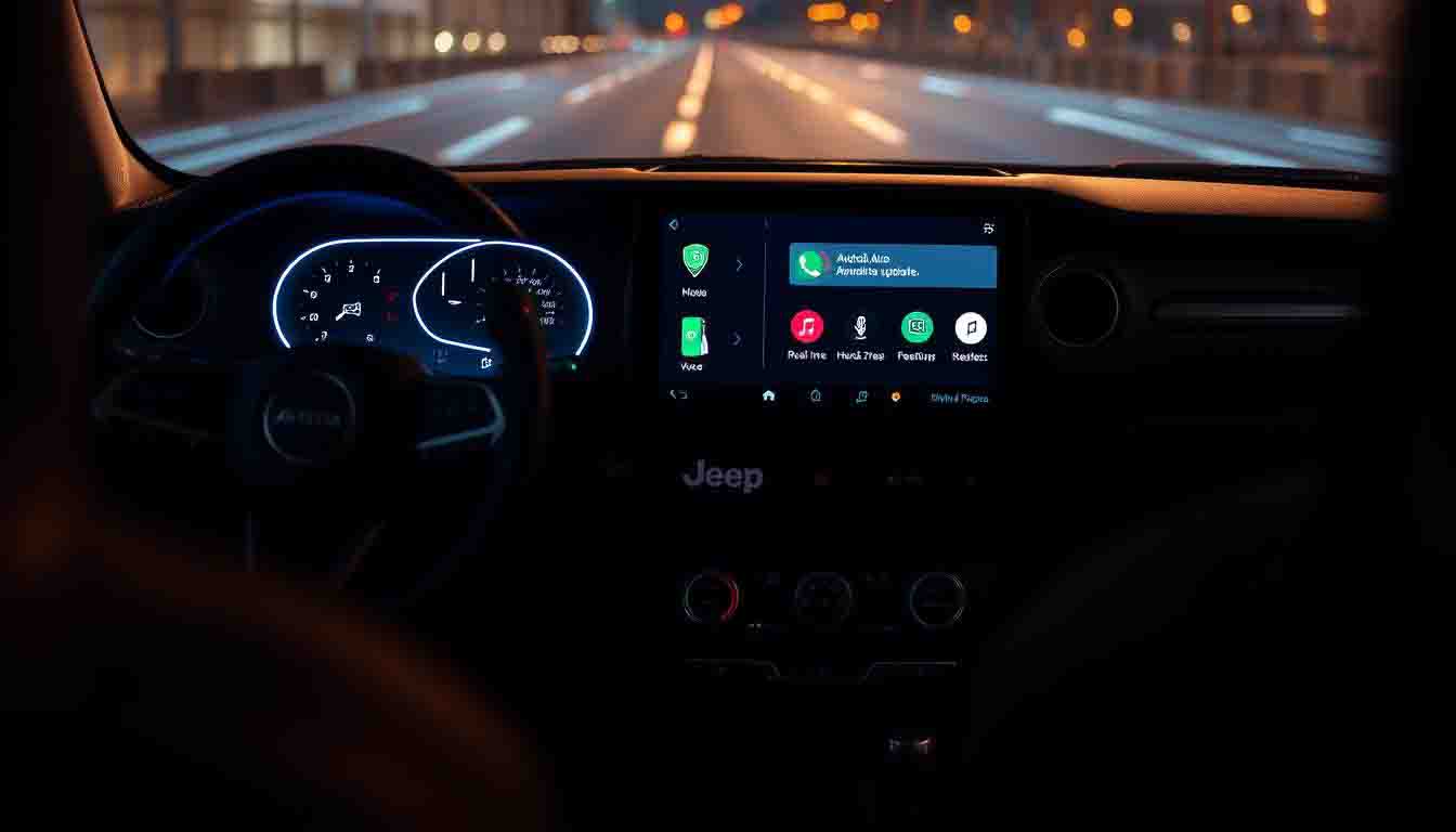 android auto pour Jeep
