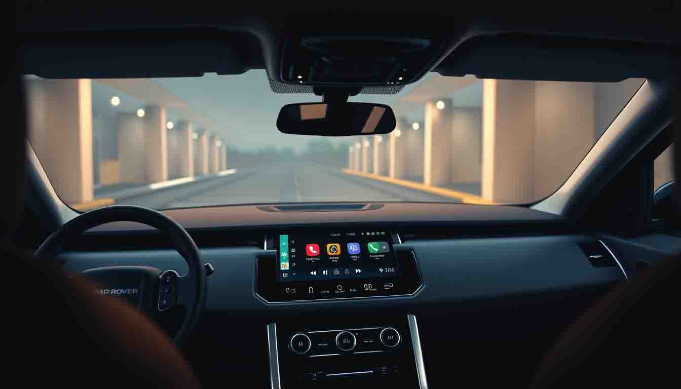 autoradio android auto Land Rover