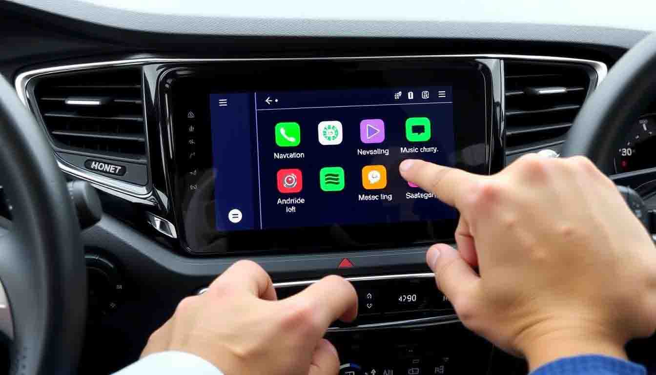 écran android auto Geely