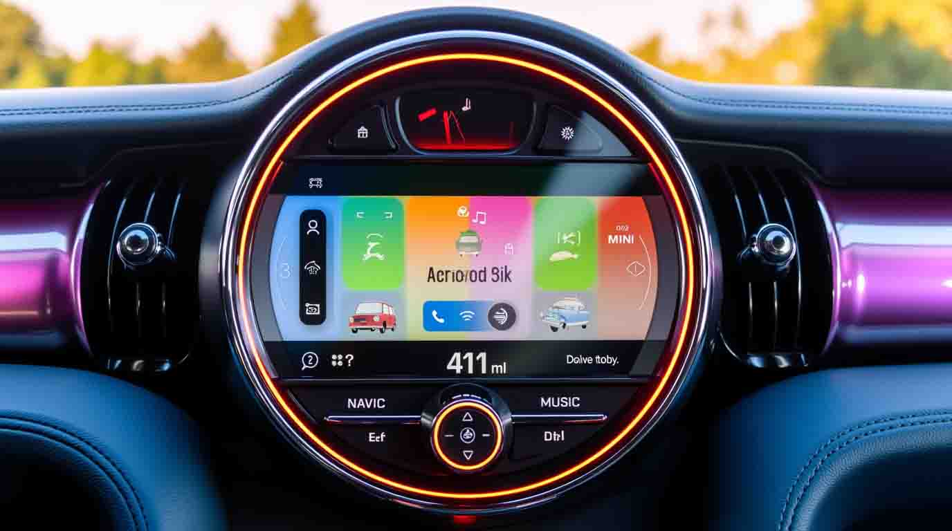 écran android auto MINI