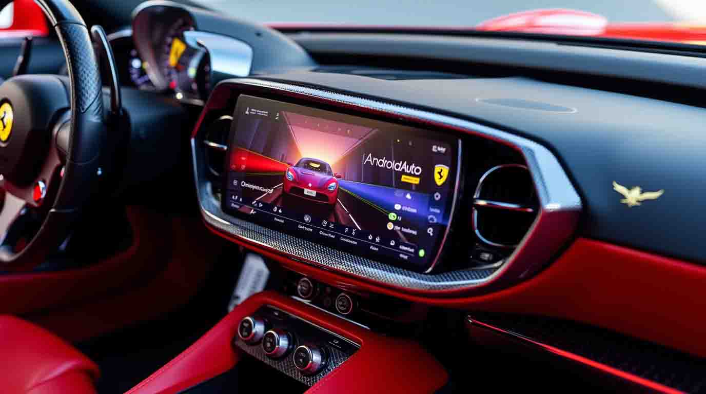 poste android auto Ferrari