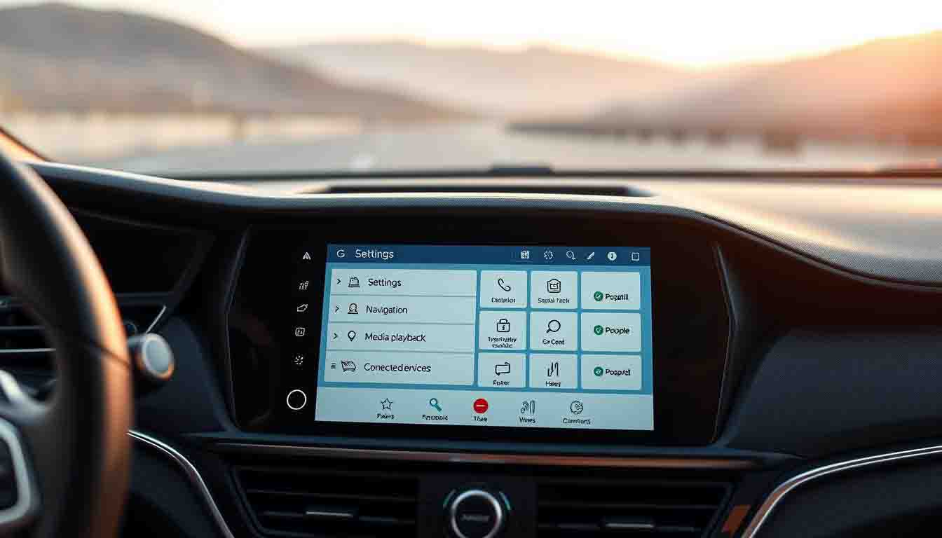 poste android auto GMC