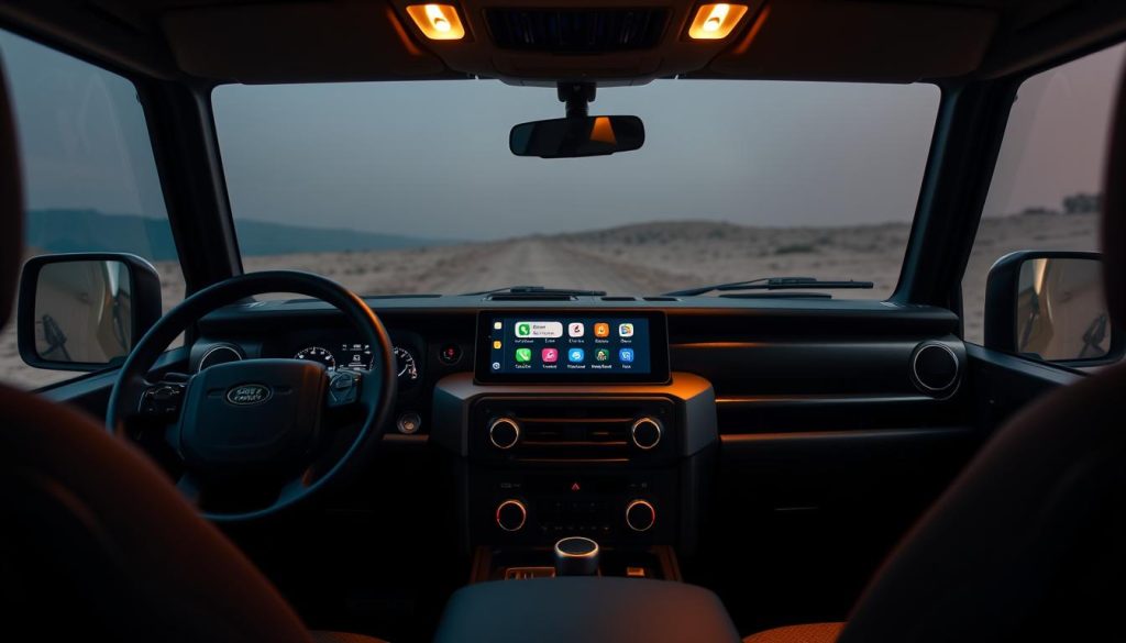 Android Auto Land Rover Defender