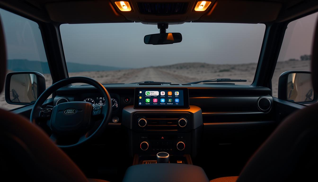 Android Auto Land Rover Defender