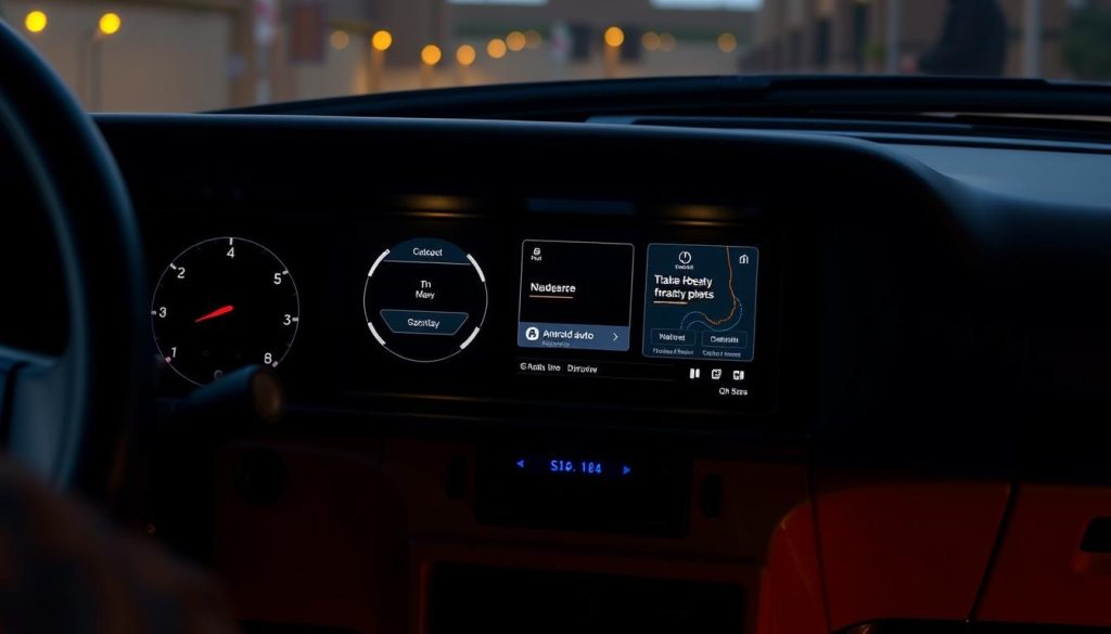 Android Auto Saab9000 interface