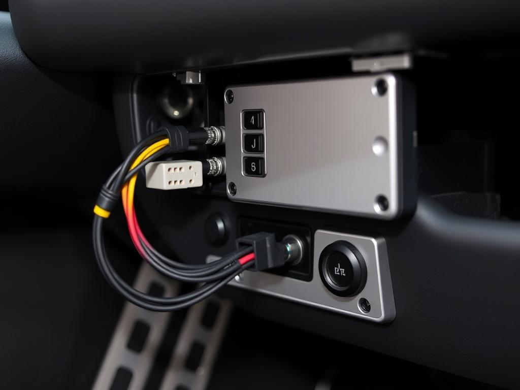 Android Auto module connection points in Rolls-Royce