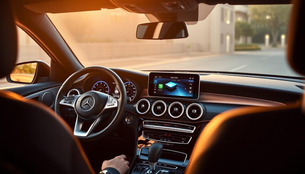 Android Auto sur Mercedes320