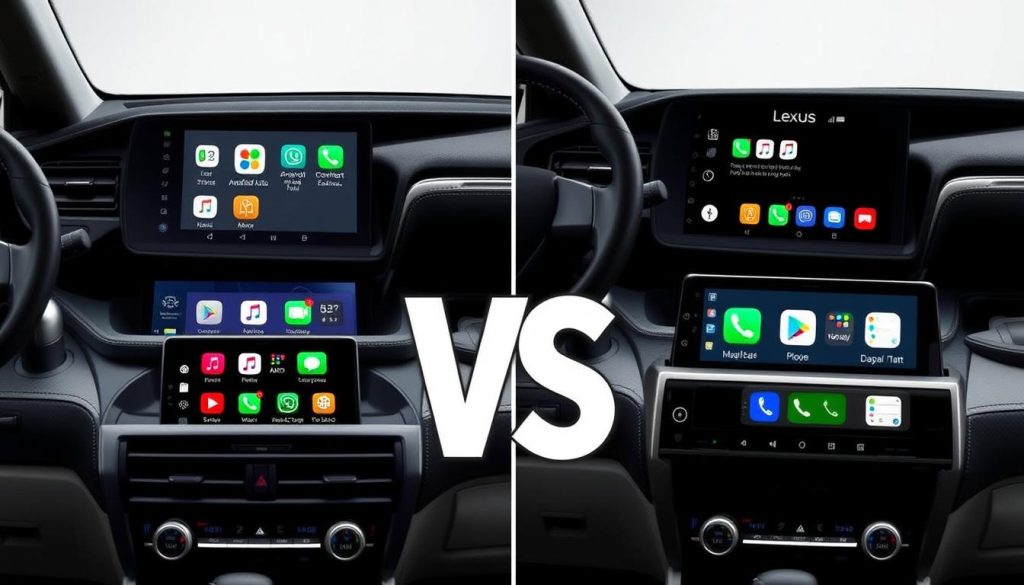 Android Auto vs Apple CarPlay Lexus