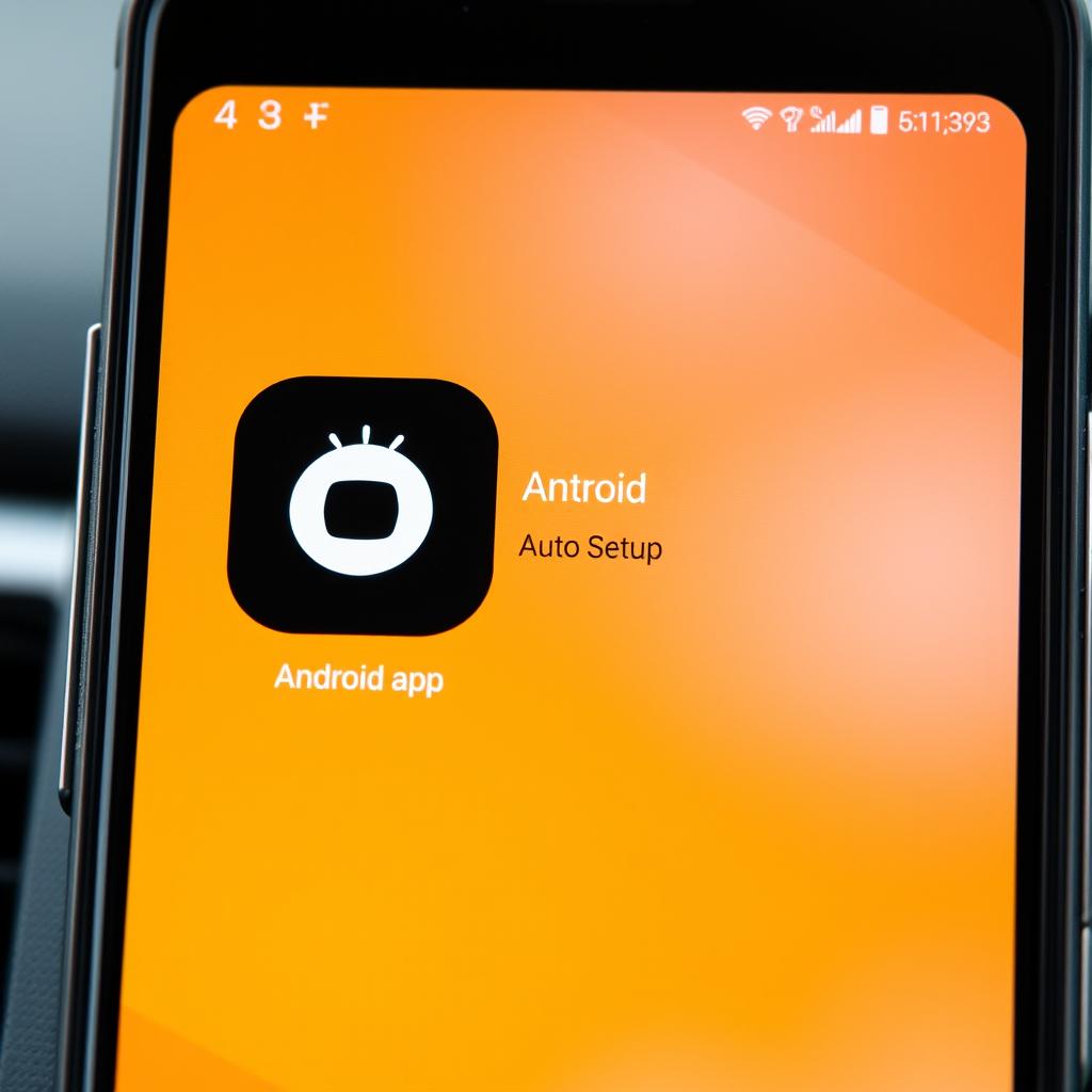 Application Android Auto sur smartphone