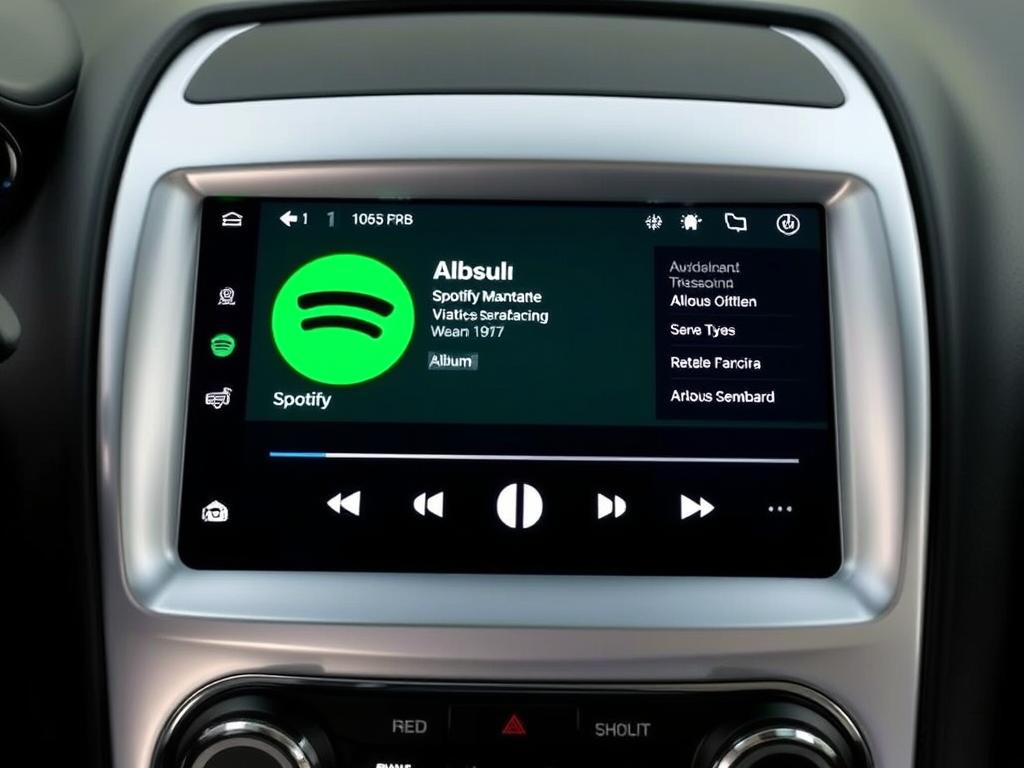 Applications musicales Android Auto sur Aston Martin Vantage