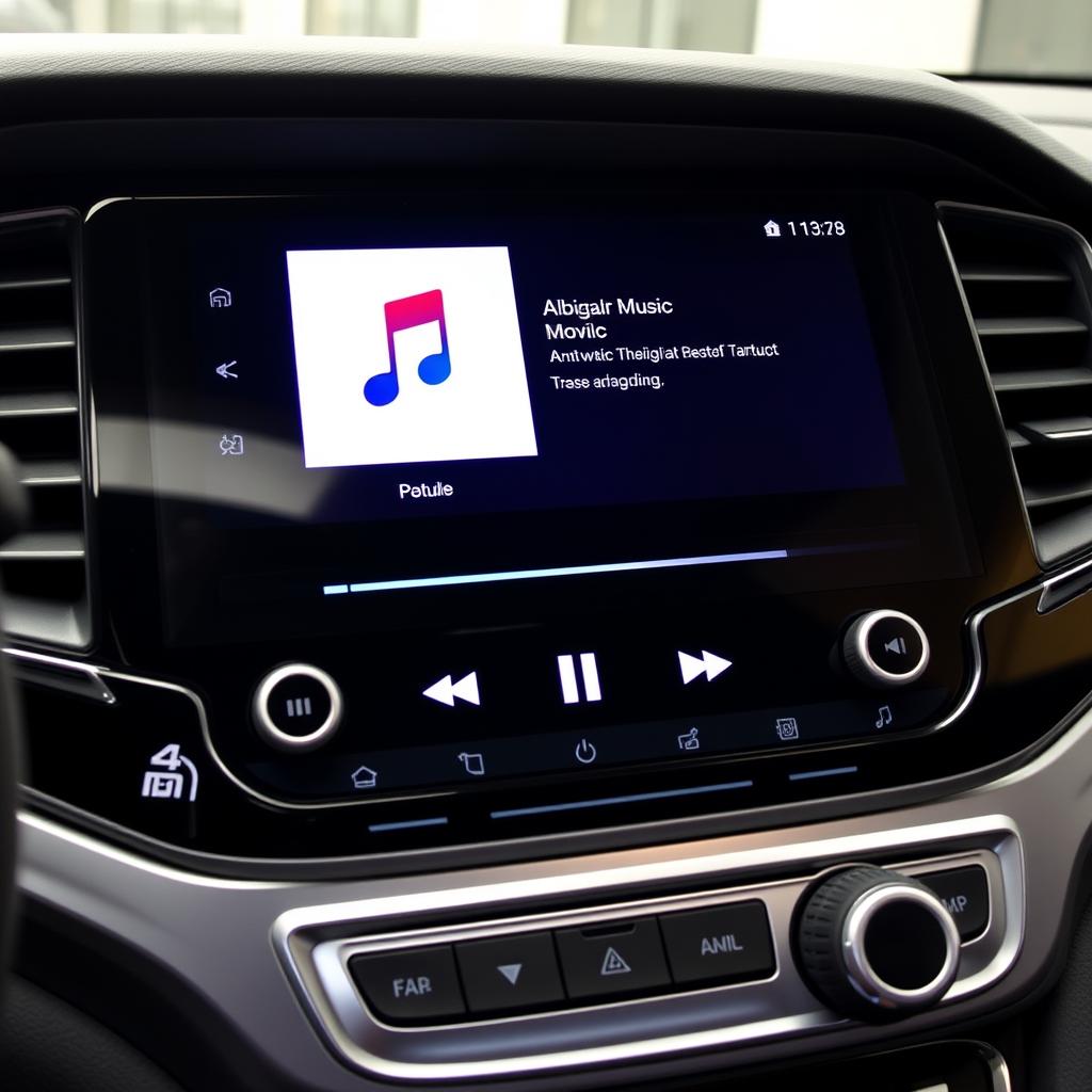 Applications musicales sur Android Auto dans un Honda Pilot