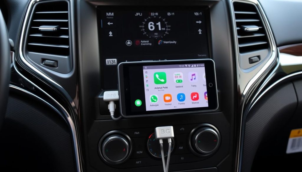 Boitier Apple Carplay Android Auto Jeep Grand Cherokee