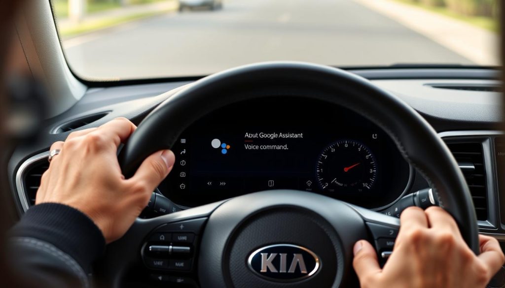 Commande vocale Android Auto dans Kia Forte