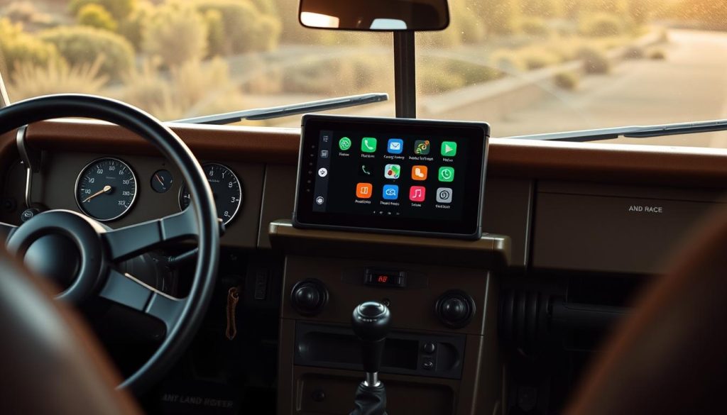 Compatibilité Android Auto Land Rover Series I