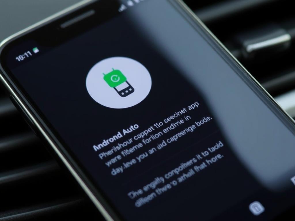 Configuration initiale d'Android Auto sur un smartphone