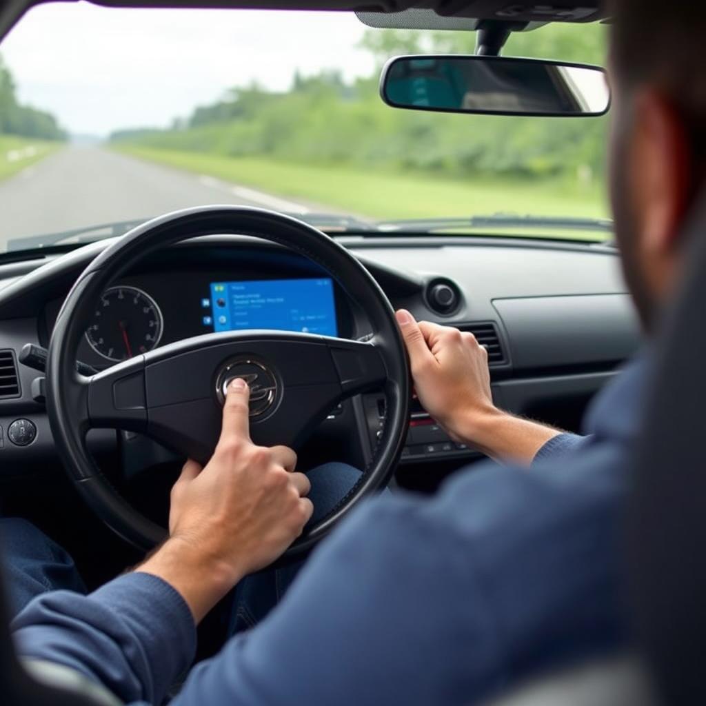 Contrôle vocal Android Auto dans une Opel Calibra