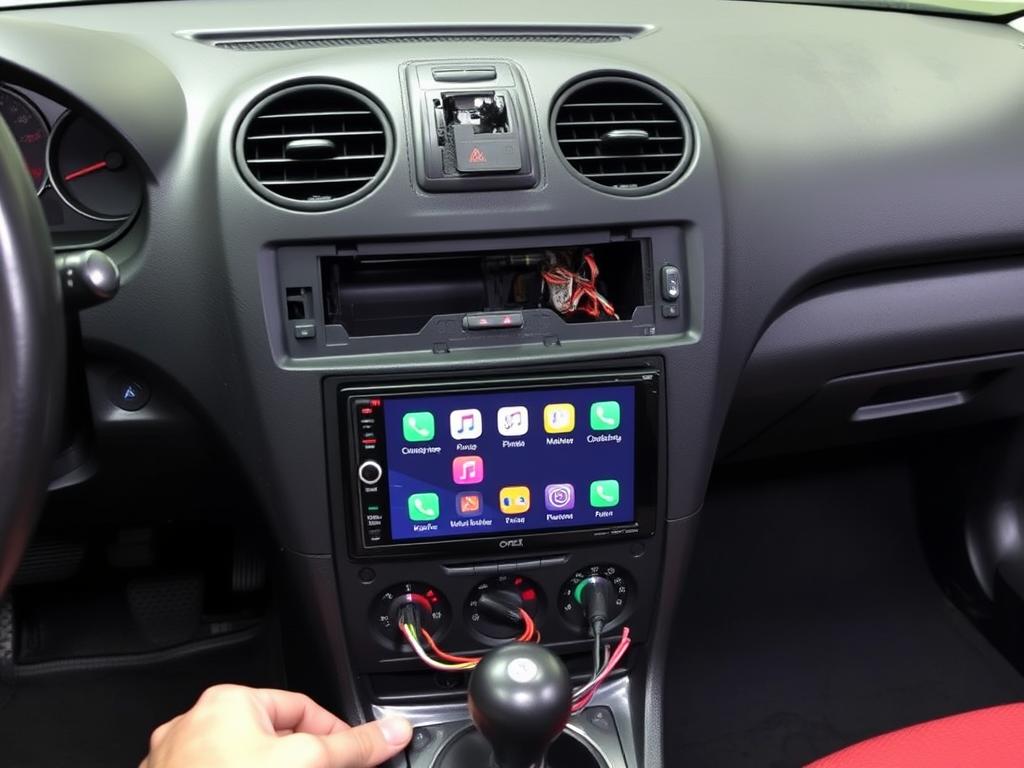 Démontage du tableau de bord d'une Opel Calibra pour installation Android Auto