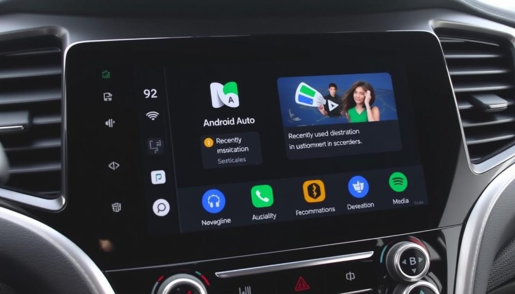 Écran d'accueil personnalisé d'Android Auto sur Honda Pilot