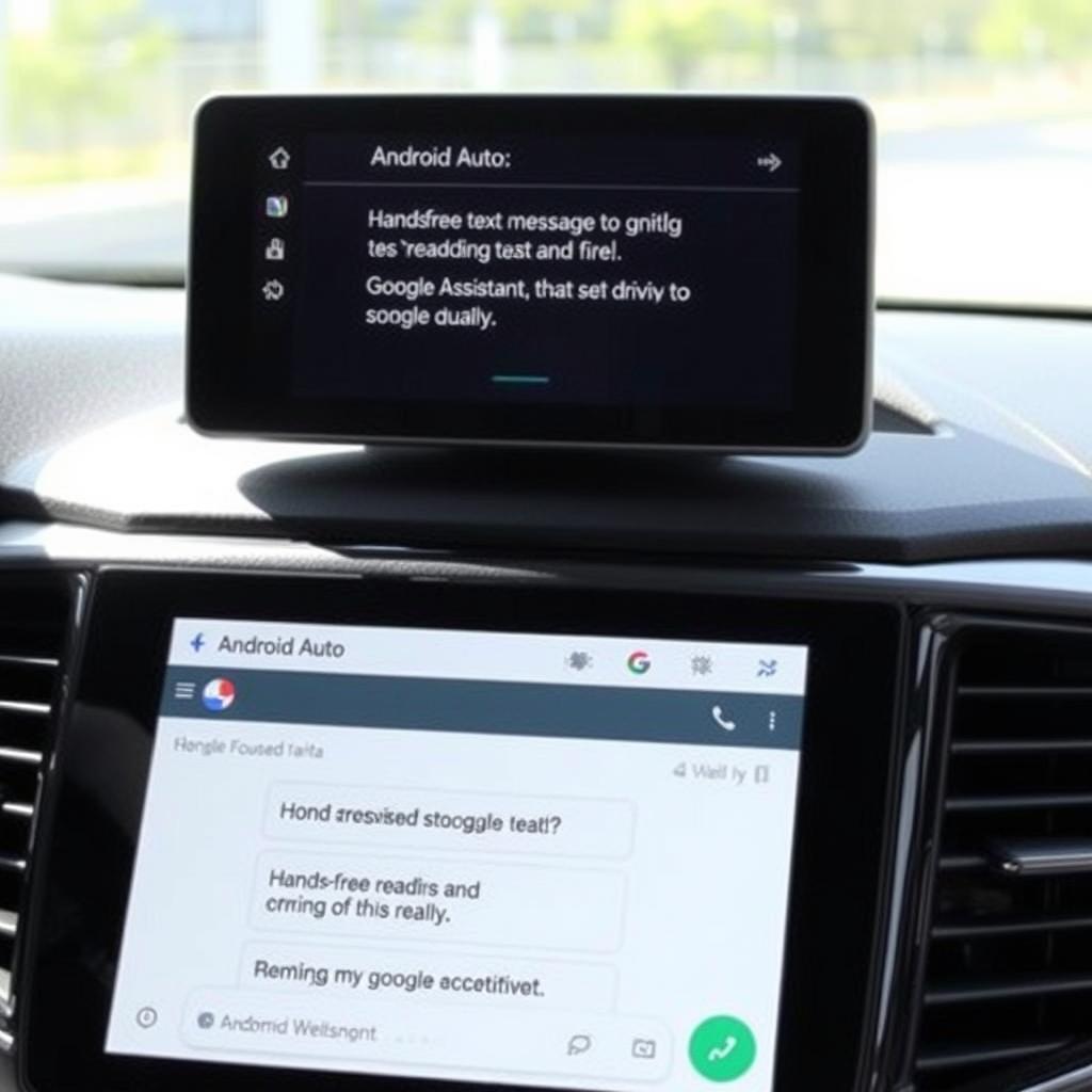 Fonctionnalité de messagerie mains libres Android Auto