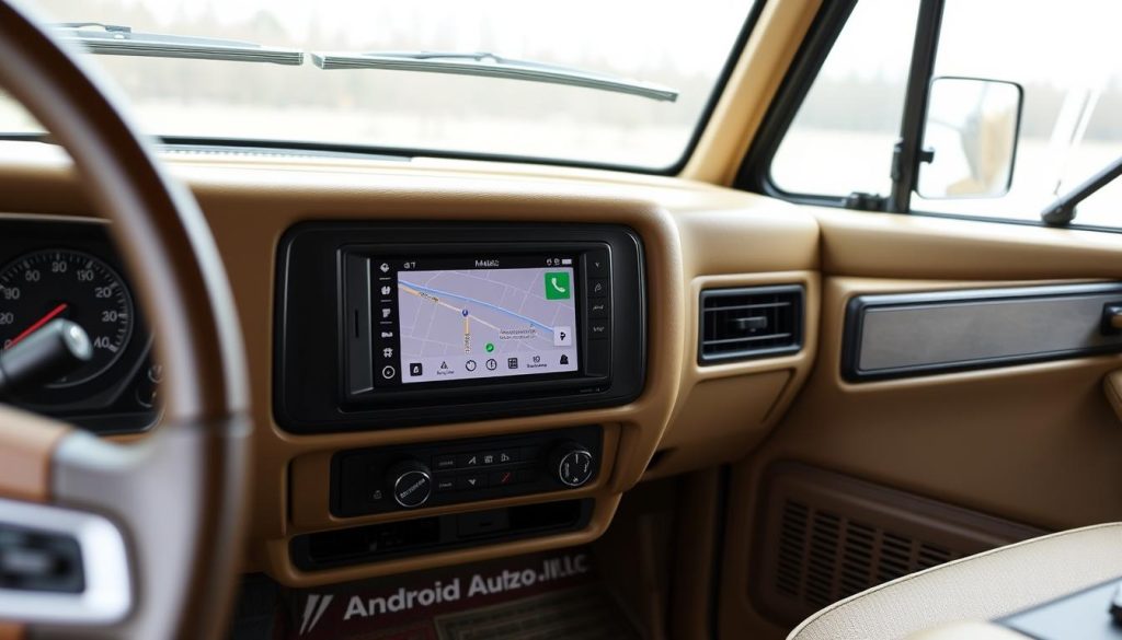 GMC Safari avec système Android Auto intégré au tableau de bord