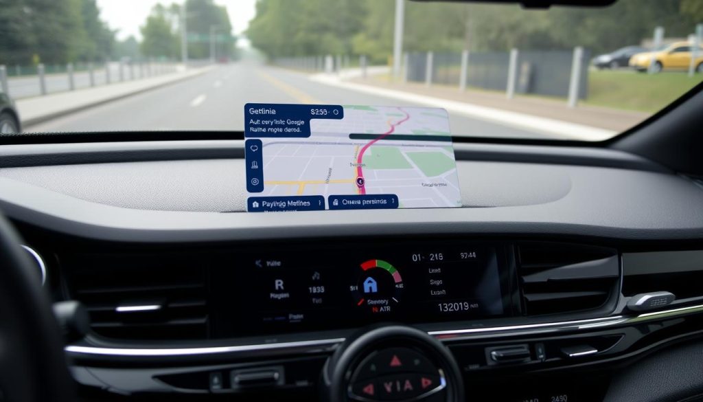 Google Maps sur Android Auto dans la Kia Cadenza