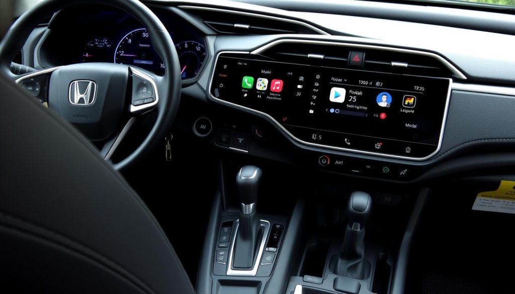 Honda Ballade modernisée avec Android Auto intégré au tableau de bord