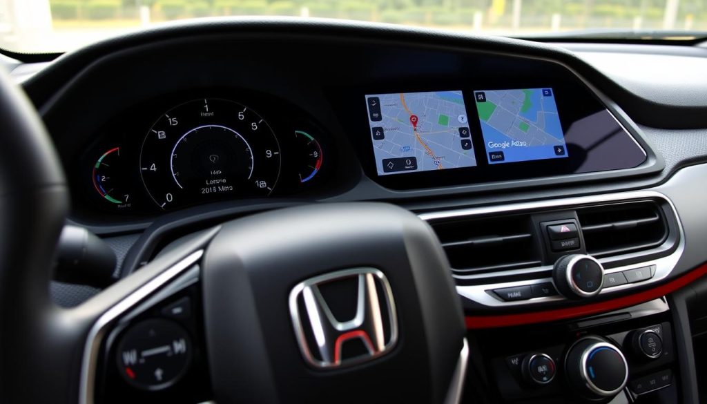 Honda CR-Z avec écran Android Auto intégré au tableau de bord