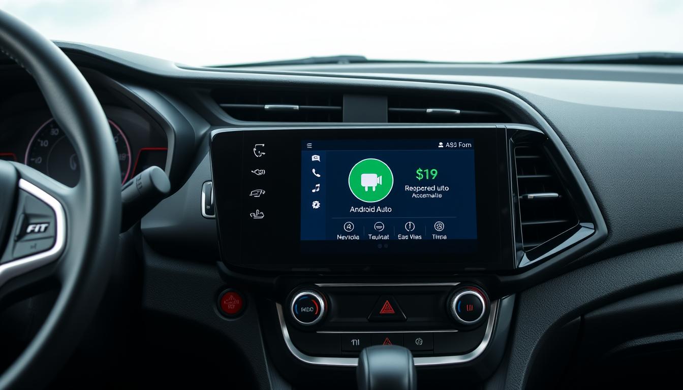 Honda Fit avec système Android Auto intégré au tableau de bord
