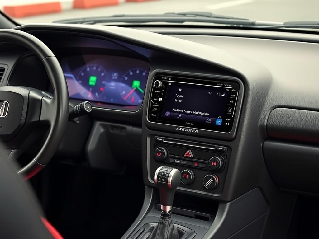 Honda Integra Type R avec Android Auto intégré discrètement