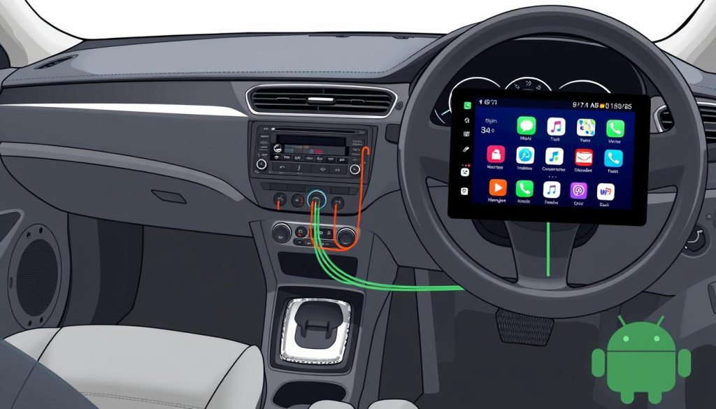 Installation Android Auto Chrysler Cordoba tutoriel