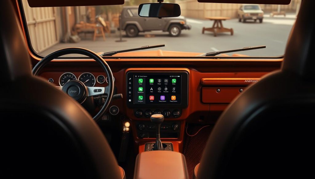 Installation Android Auto Jeep CJ5