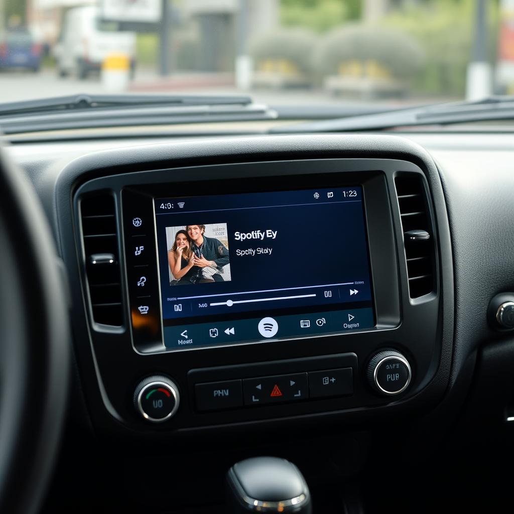 Interface musicale Android Auto dans Isuzu Bellett