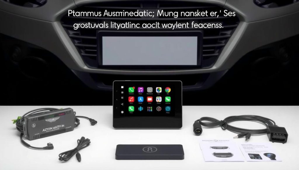 Kit Android Auto avec fonctionnalités multimédia pour Aston Martin Vantage