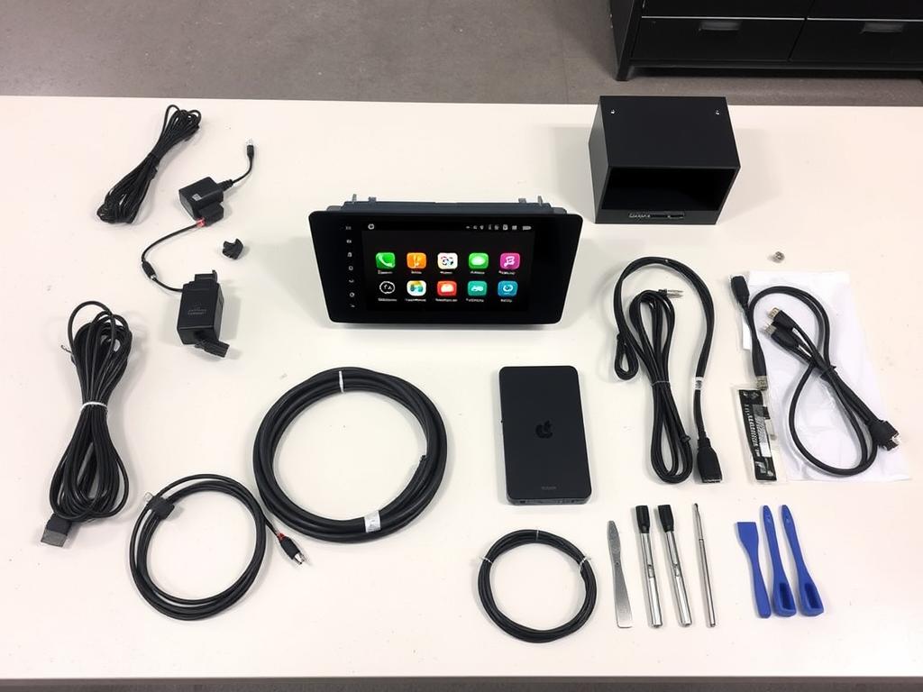 Kit d'installation Android Auto pour Opel Calibra avec autoradio et accessoires