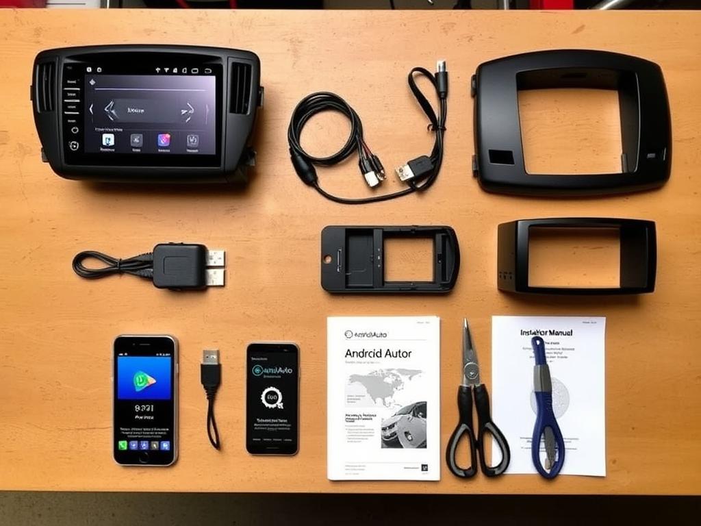 Matériel nécessaire pour installer Android Auto sur Opel Campo