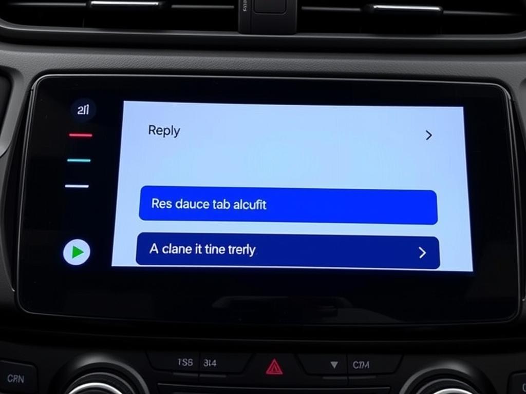 Messagerie sécurisée sur Android Auto dans une Honda Fit