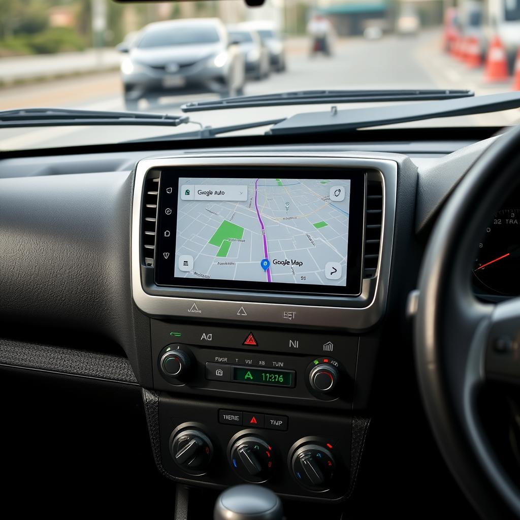 Navigation GPS Android Auto dans Isuzu Bellett