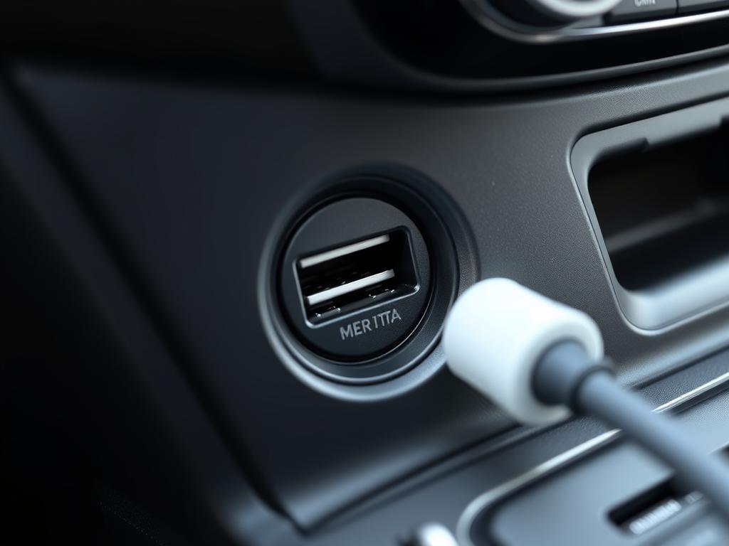 Port USB de connexion dans un Honda Pilot pour Android Auto