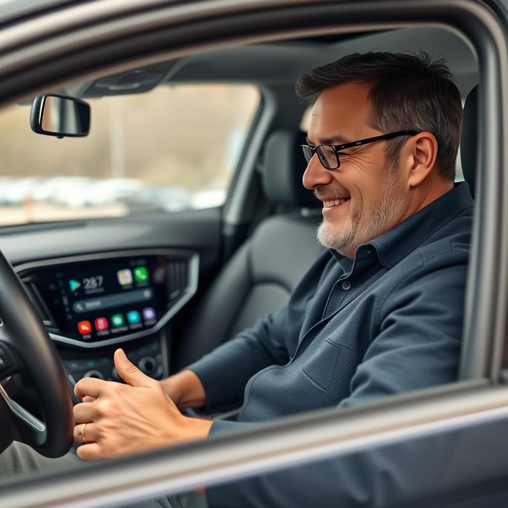 Portrait d'un conducteur d'Opel Astra