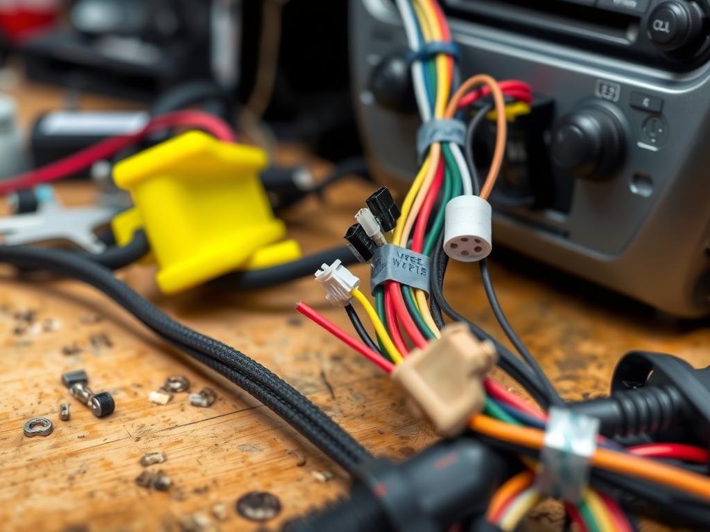 Préparation du câblage pour l'installation d'Android Auto dans une Honda Element