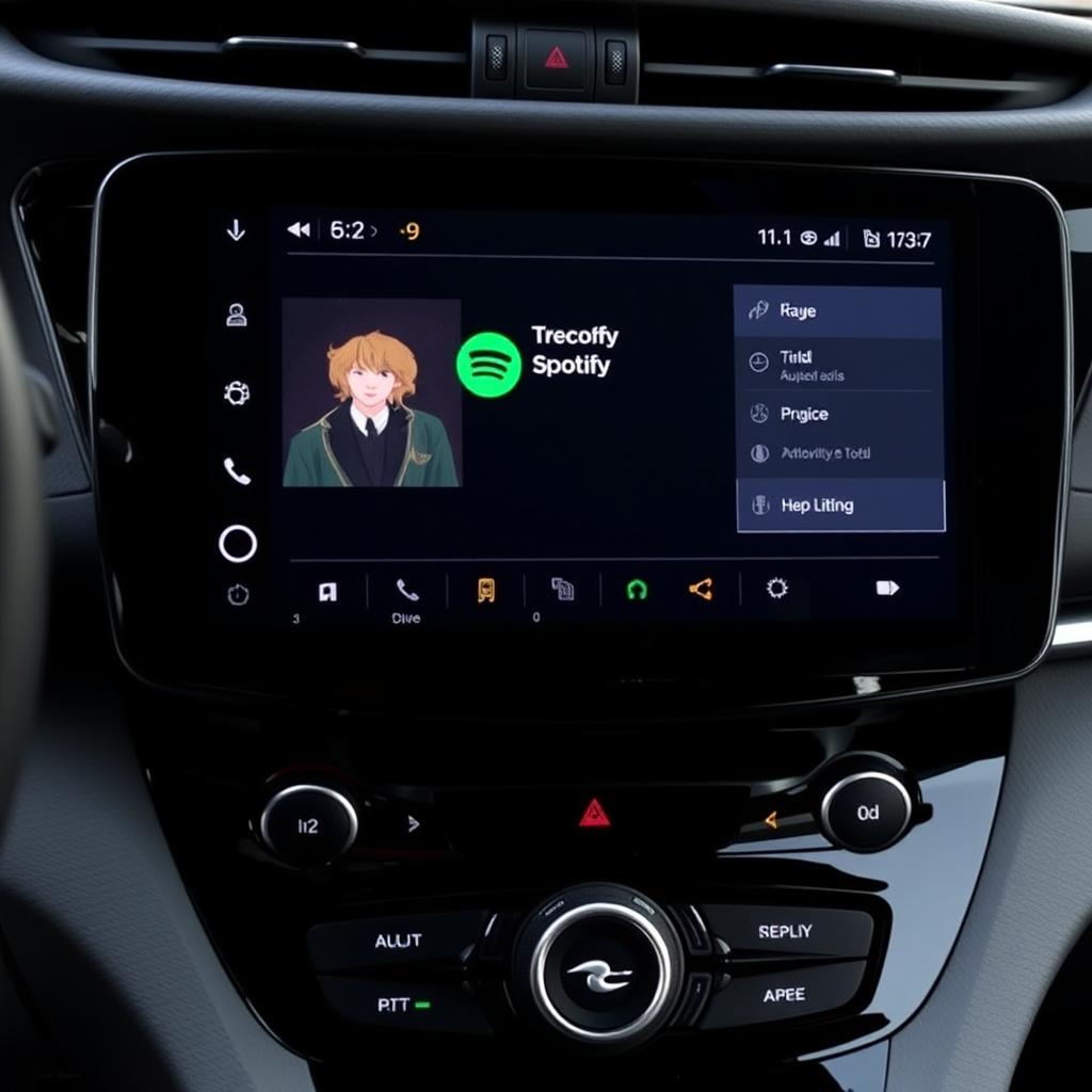 Spotify sur Android Auto dans Opel Adam