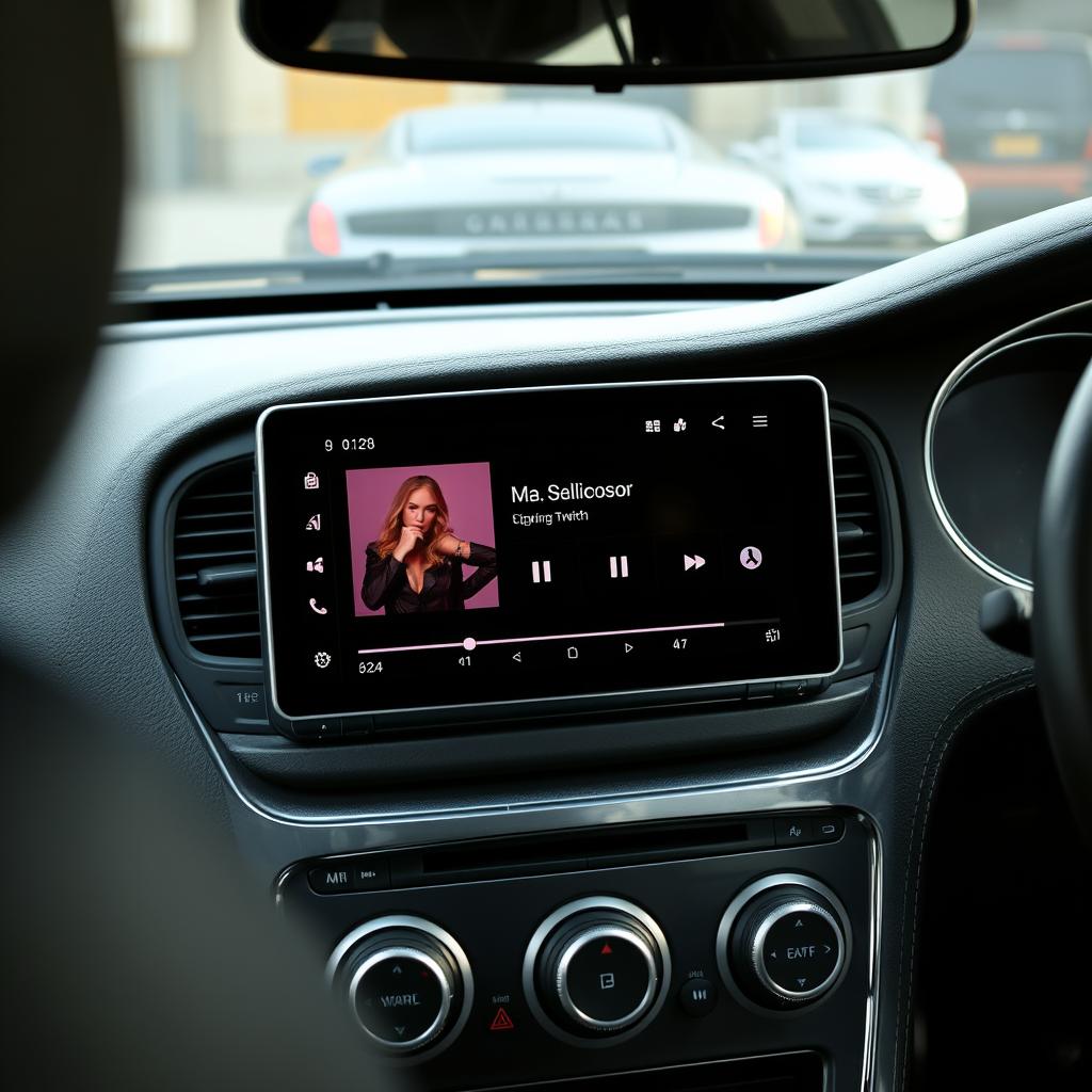 Streaming musical sur Android Auto dans une Opel Admiral