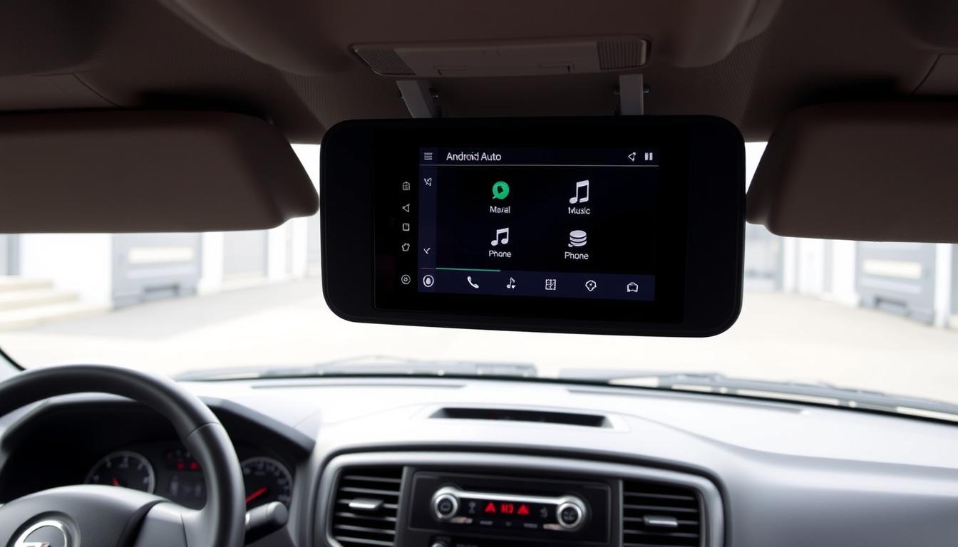 Tableau de bord Opel Campo avec système Android Auto installé