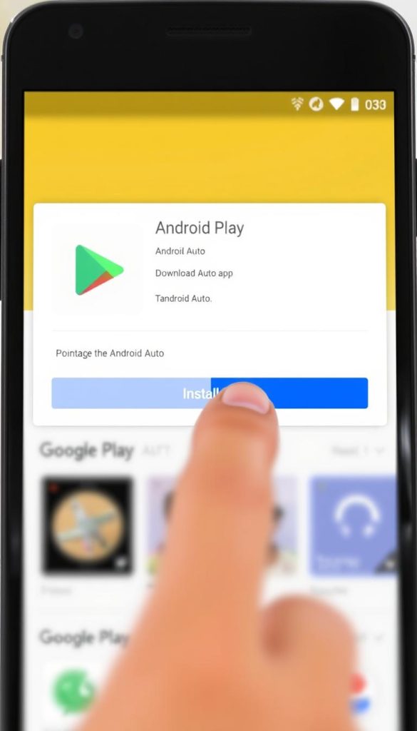 Téléchargement de l'application Android Auto