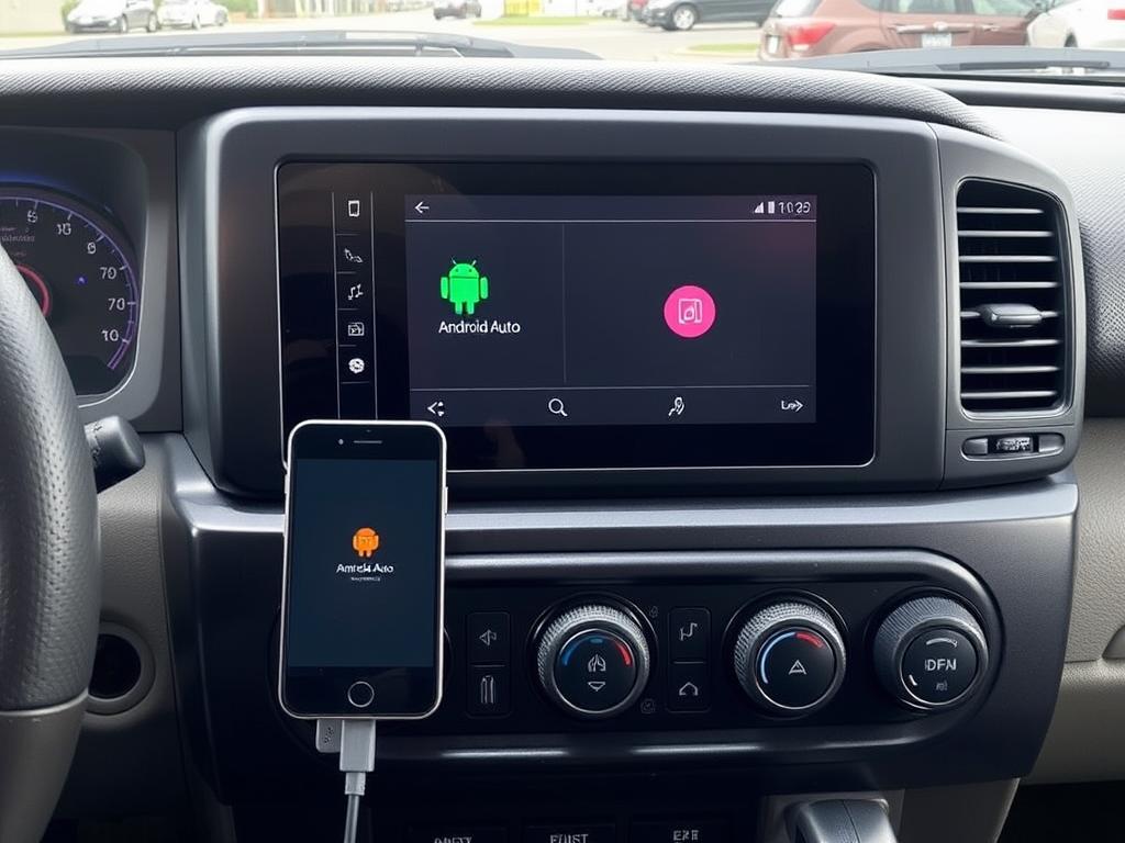 Test final d'Android Auto dans une Honda Element après installation