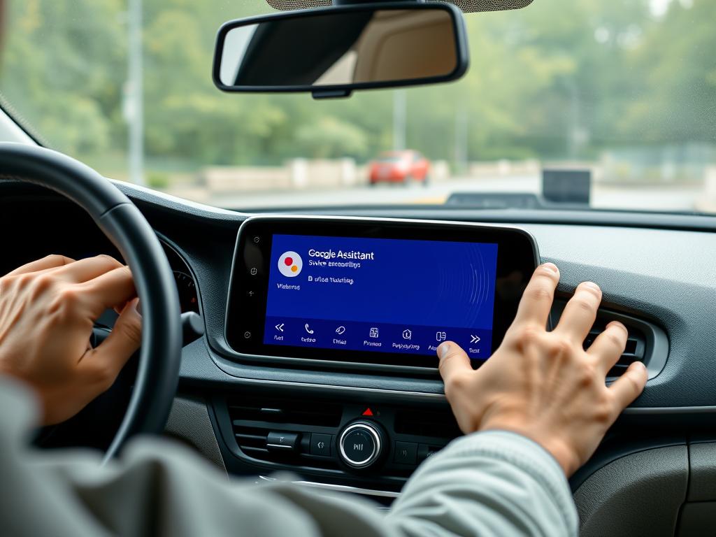 Utilisation de la commande vocale avec Android Auto dans un KIA K2