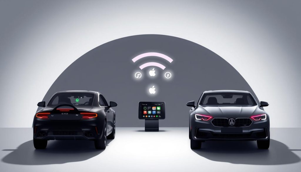 connexion sans fil Android Auto Apple CarPlay